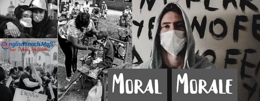 Moral Morale English vocabulary lesson