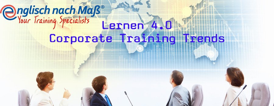 Text: Lernen 4.0 Corporate Training Trends