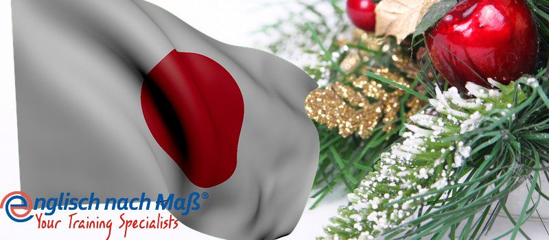 Christmas decoration, Englisch nach Mass Logo, Japanese Flag