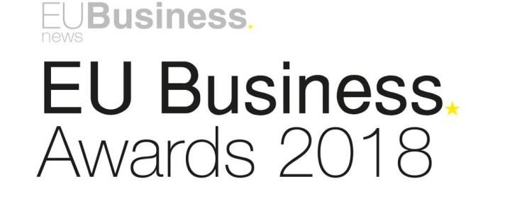2018 EU Business Awards Logo White