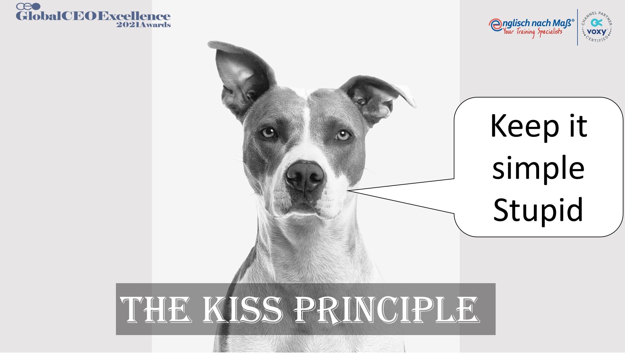 Englisch nach Maß: The KISS Principle - Keep it simple, stupid